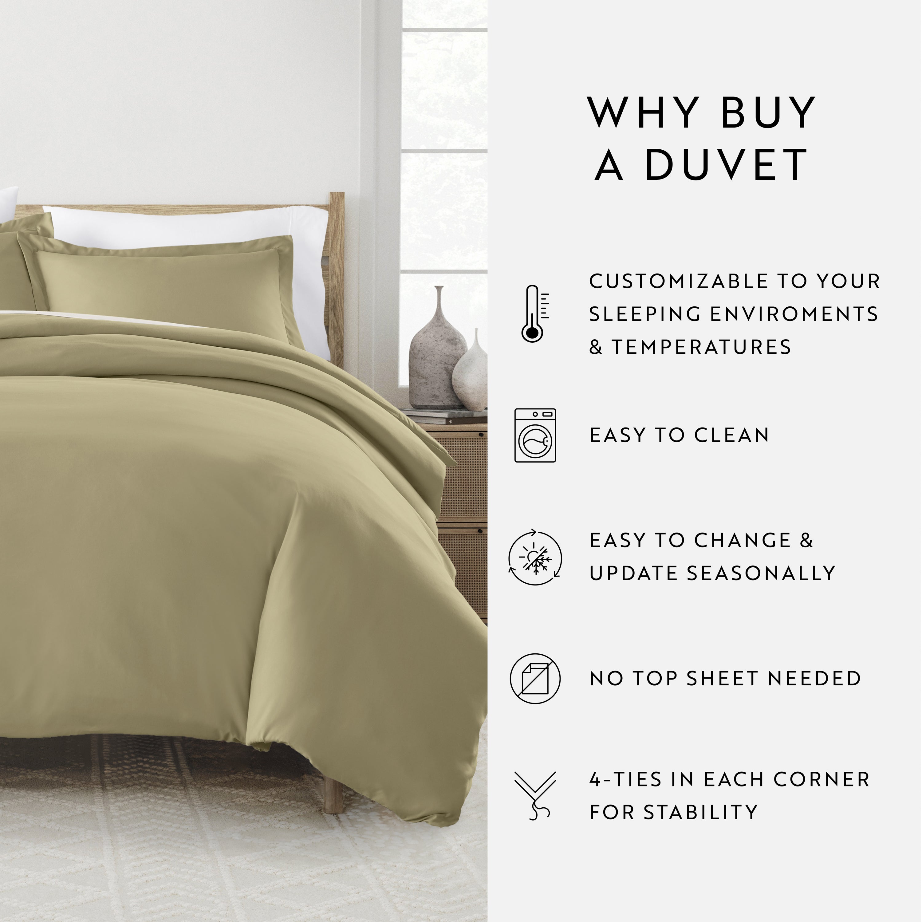 Solid Duvet Cover Set