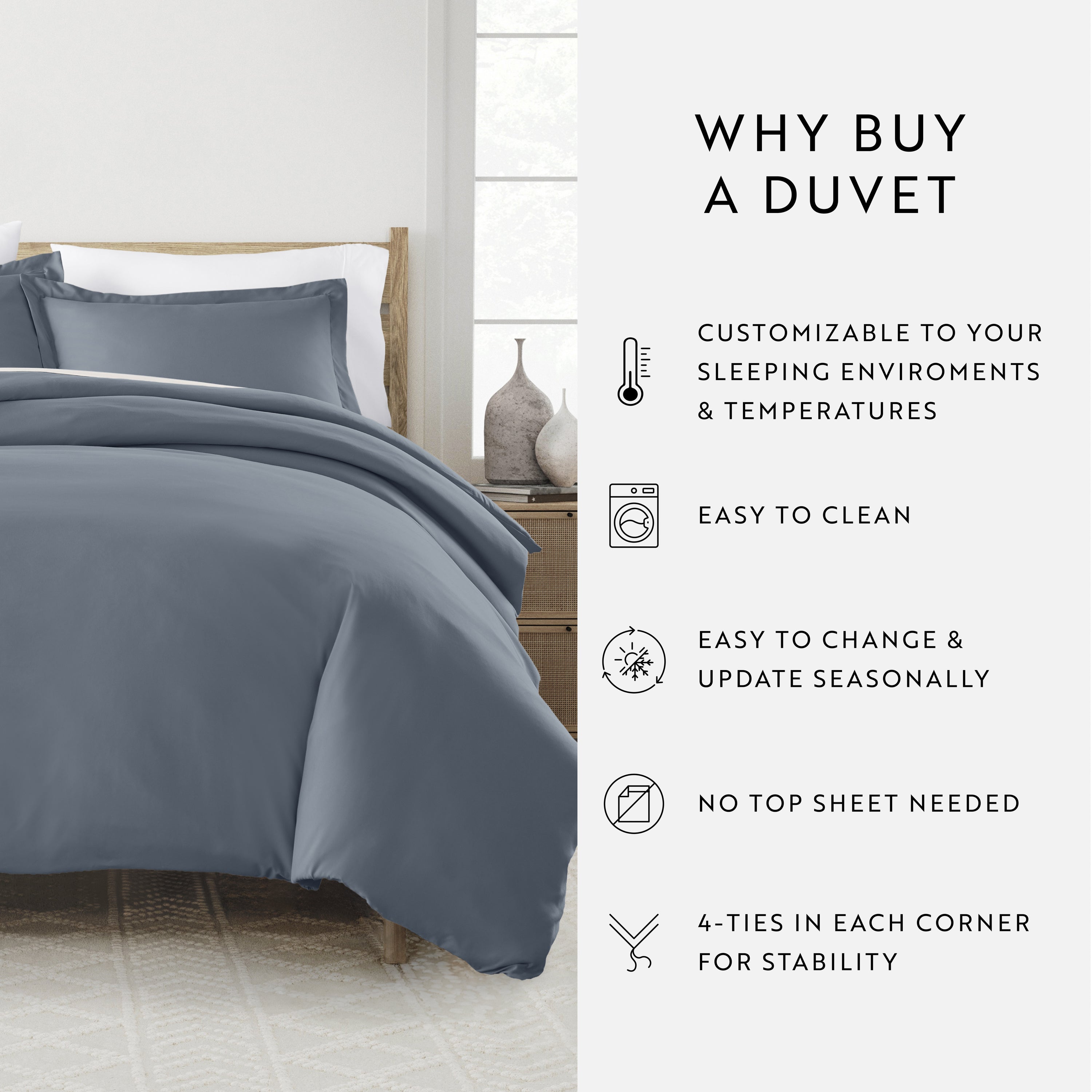 Solid Duvet Cover Set
