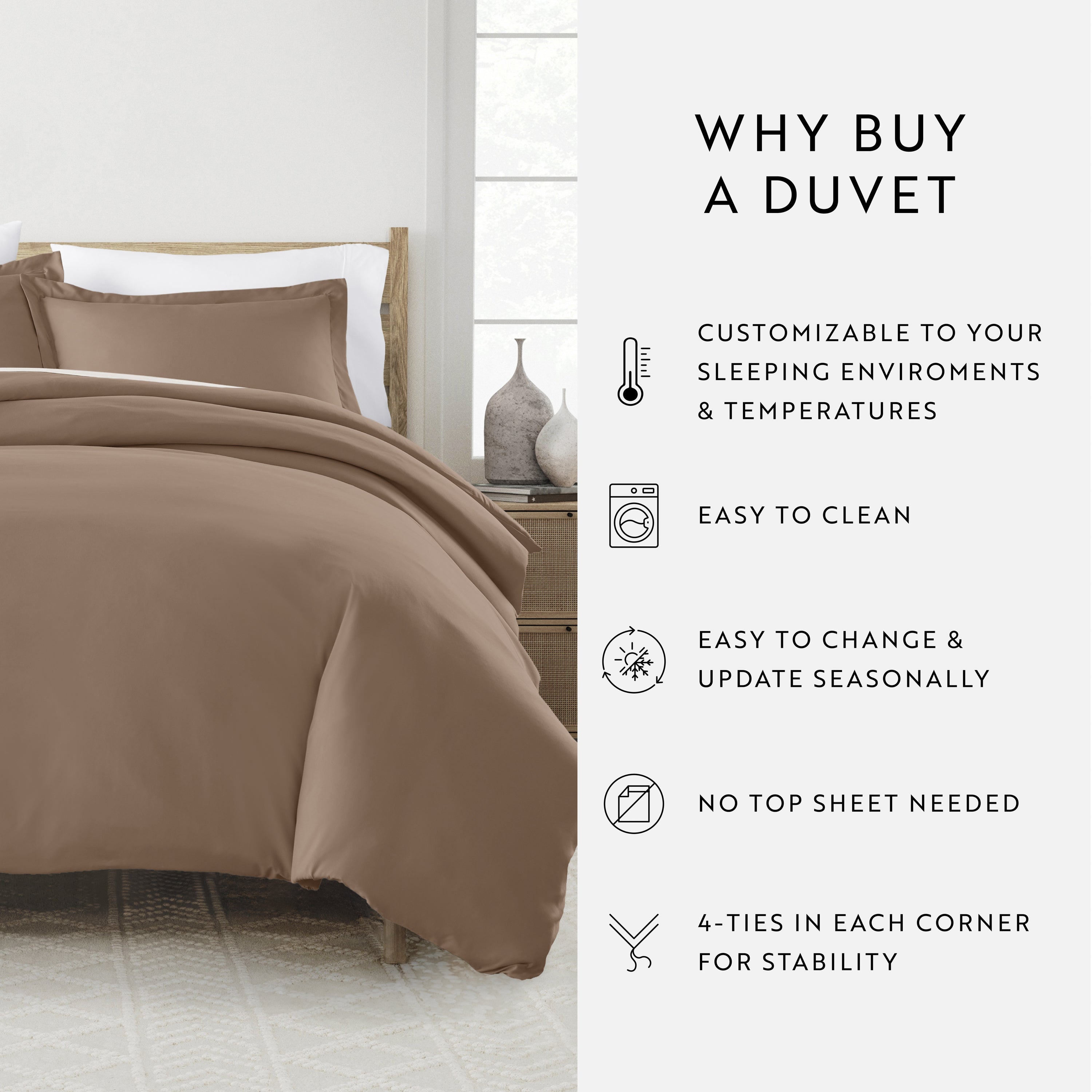 Solid Duvet Cover Set