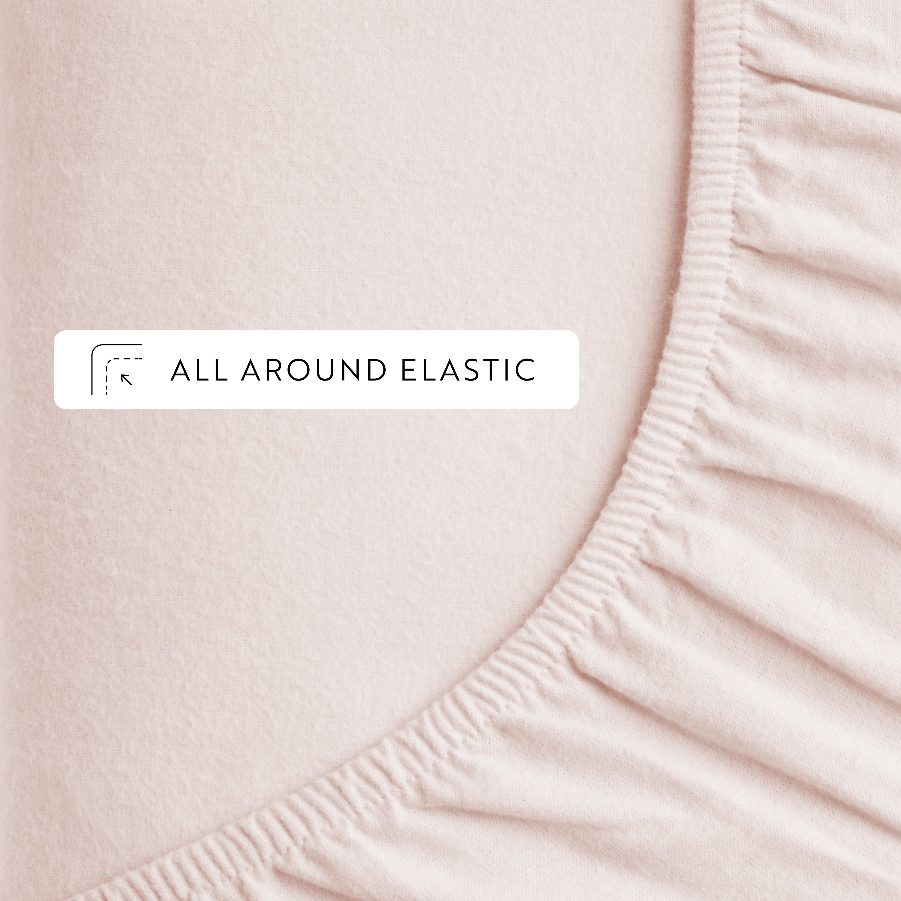 4-Piece 100% Cotton Flannel Sheet Set