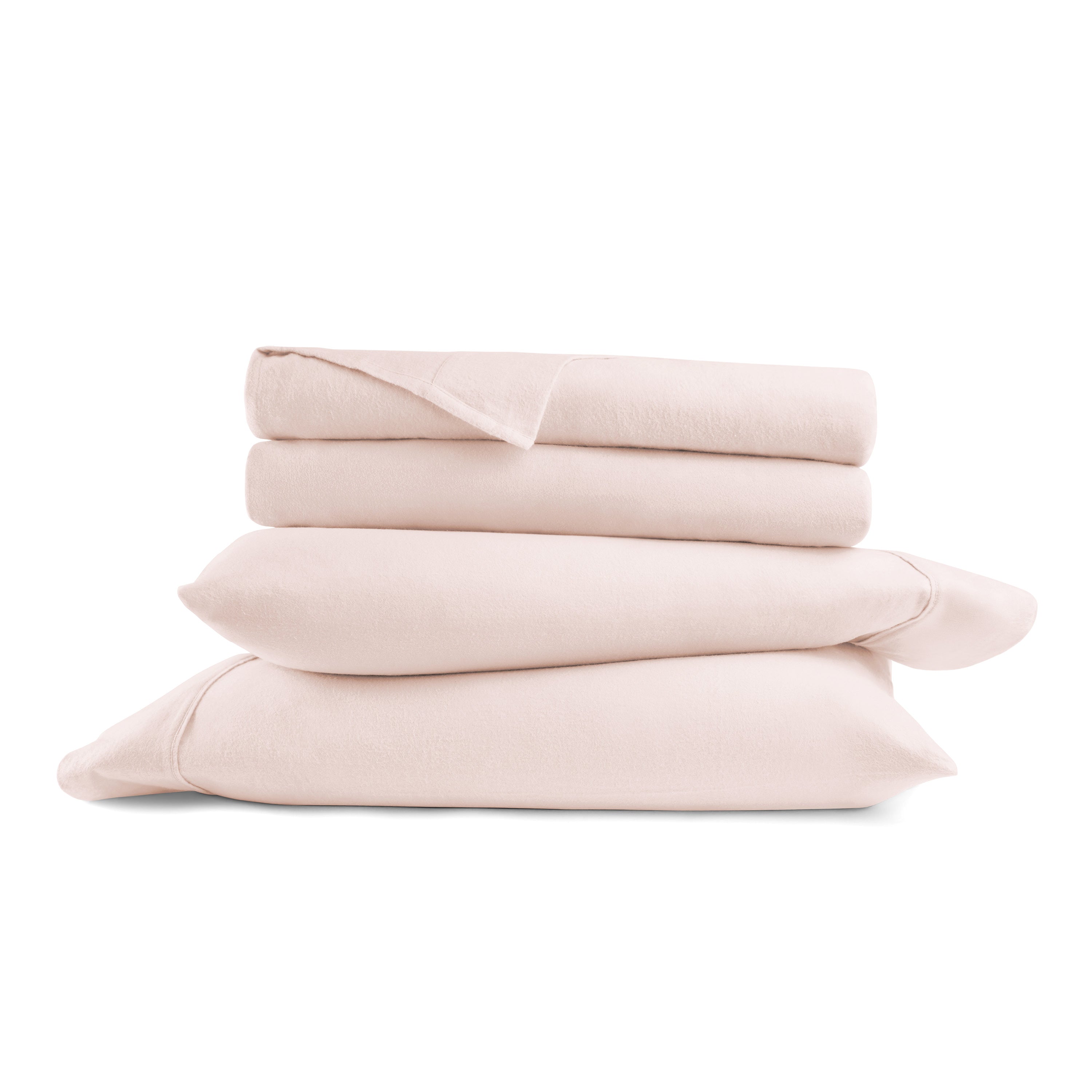4-Piece 100% Cotton Flannel Sheet Set