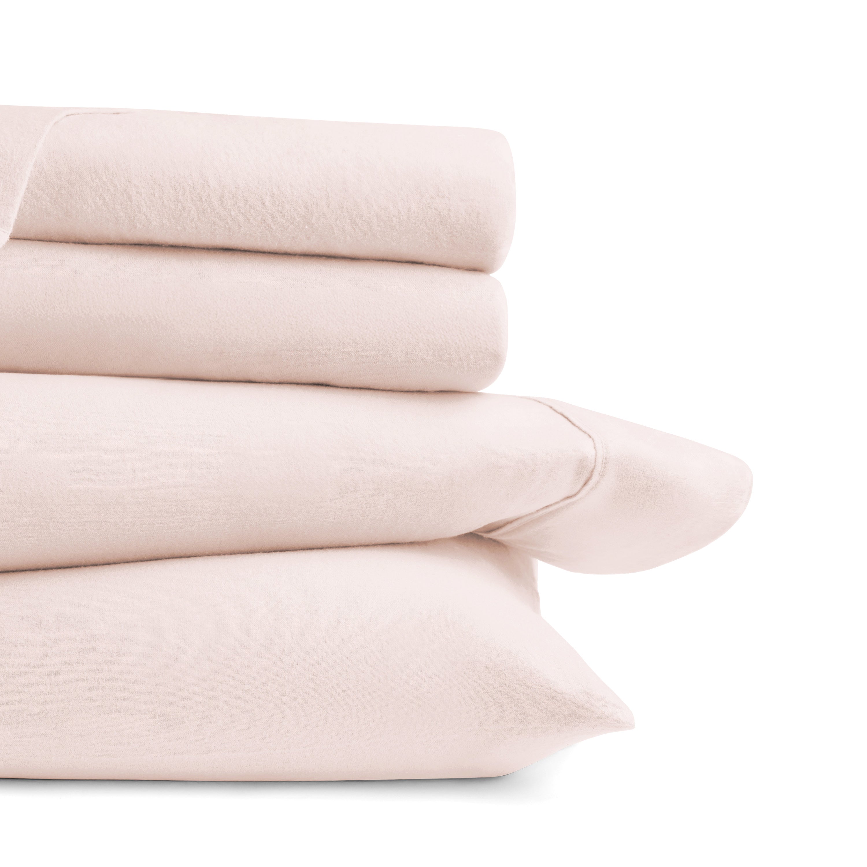 4-Piece 100% Cotton Flannel Sheet Set