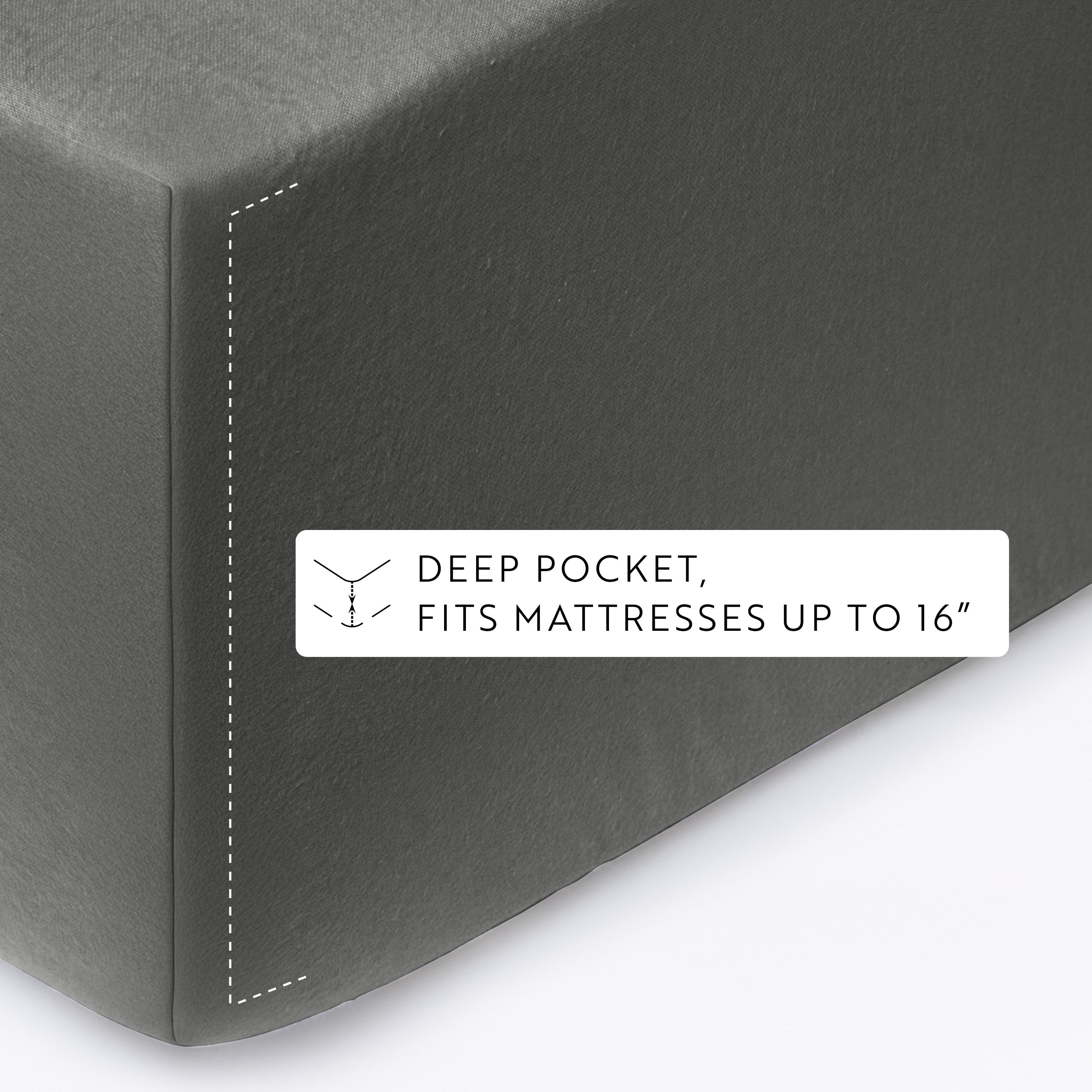 4-Piece 100% Cotton Flannel Sheet Set