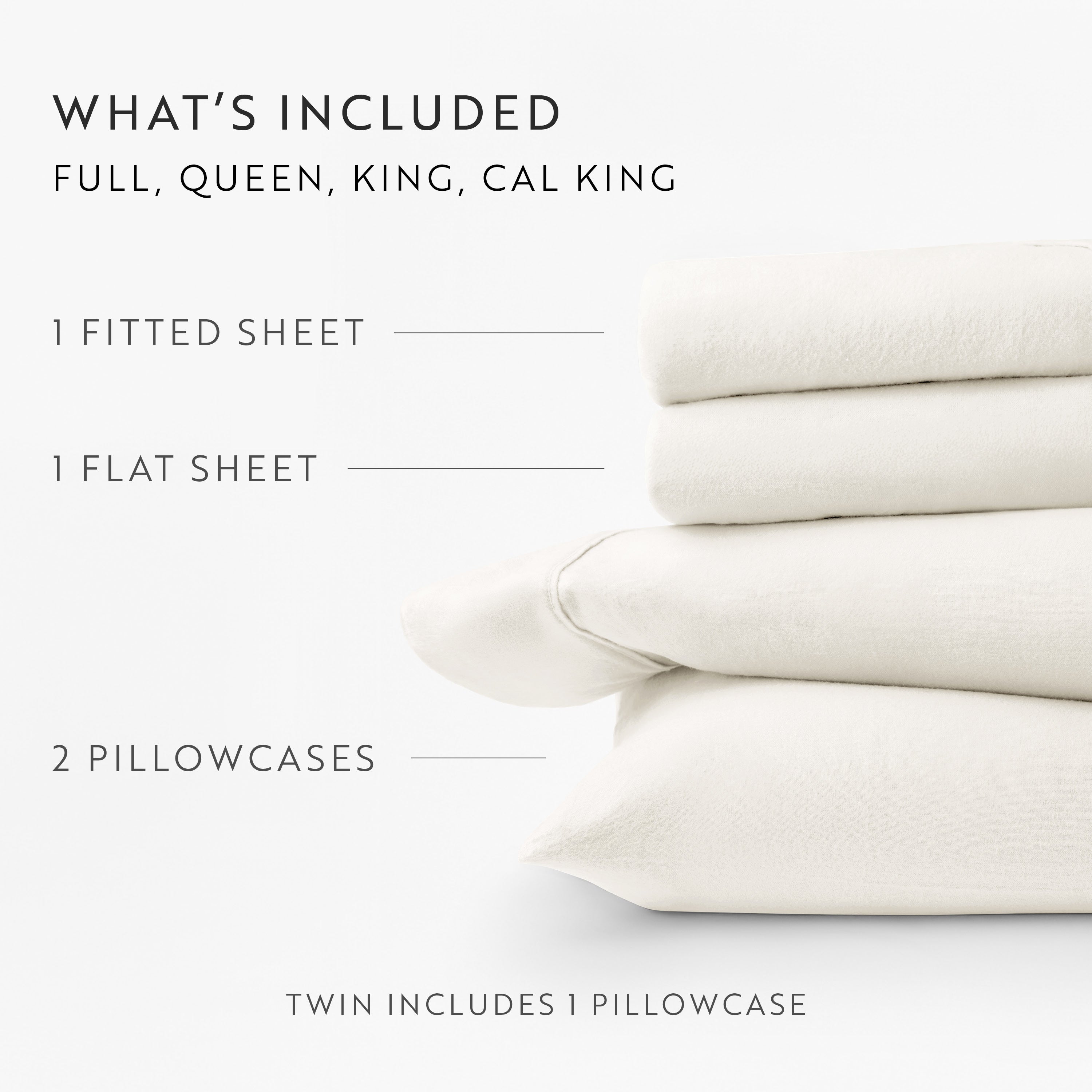 4-Piece 100% Cotton Flannel Sheet Set