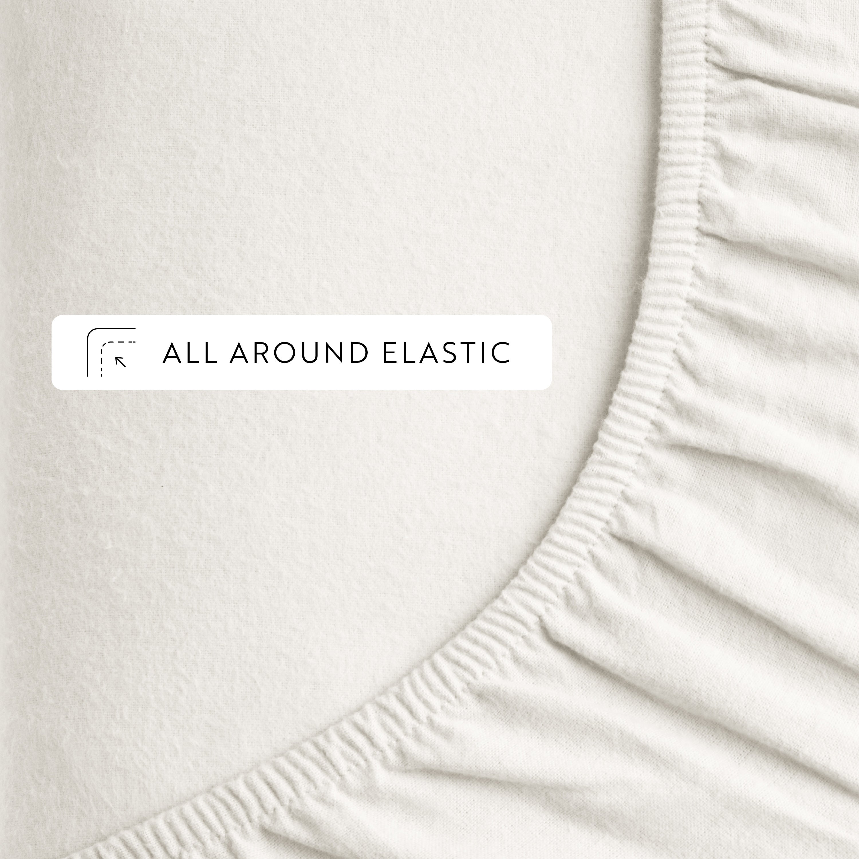 4-Piece 100% Cotton Flannel Sheet Set