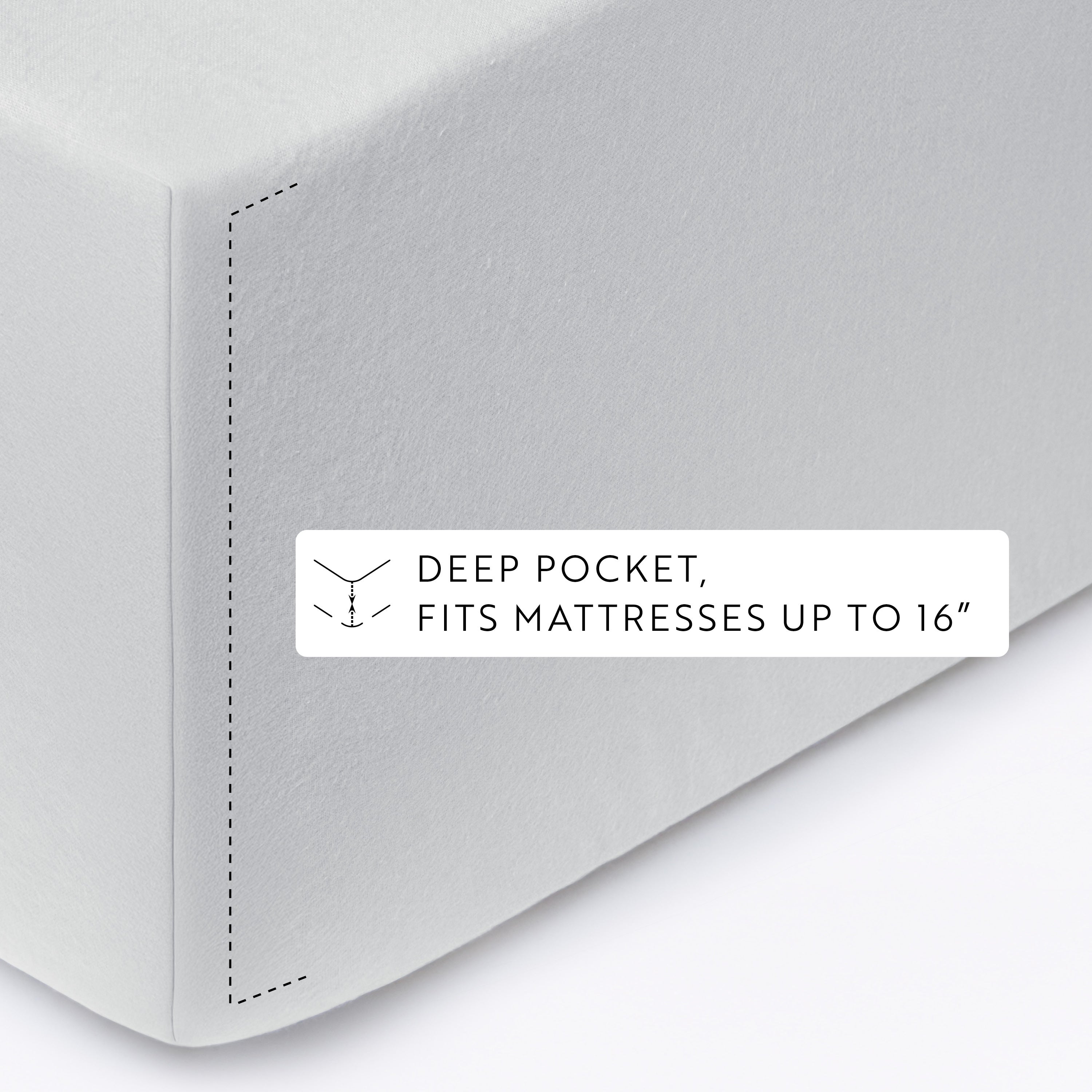 4-Piece 100% Cotton Flannel Sheet Set