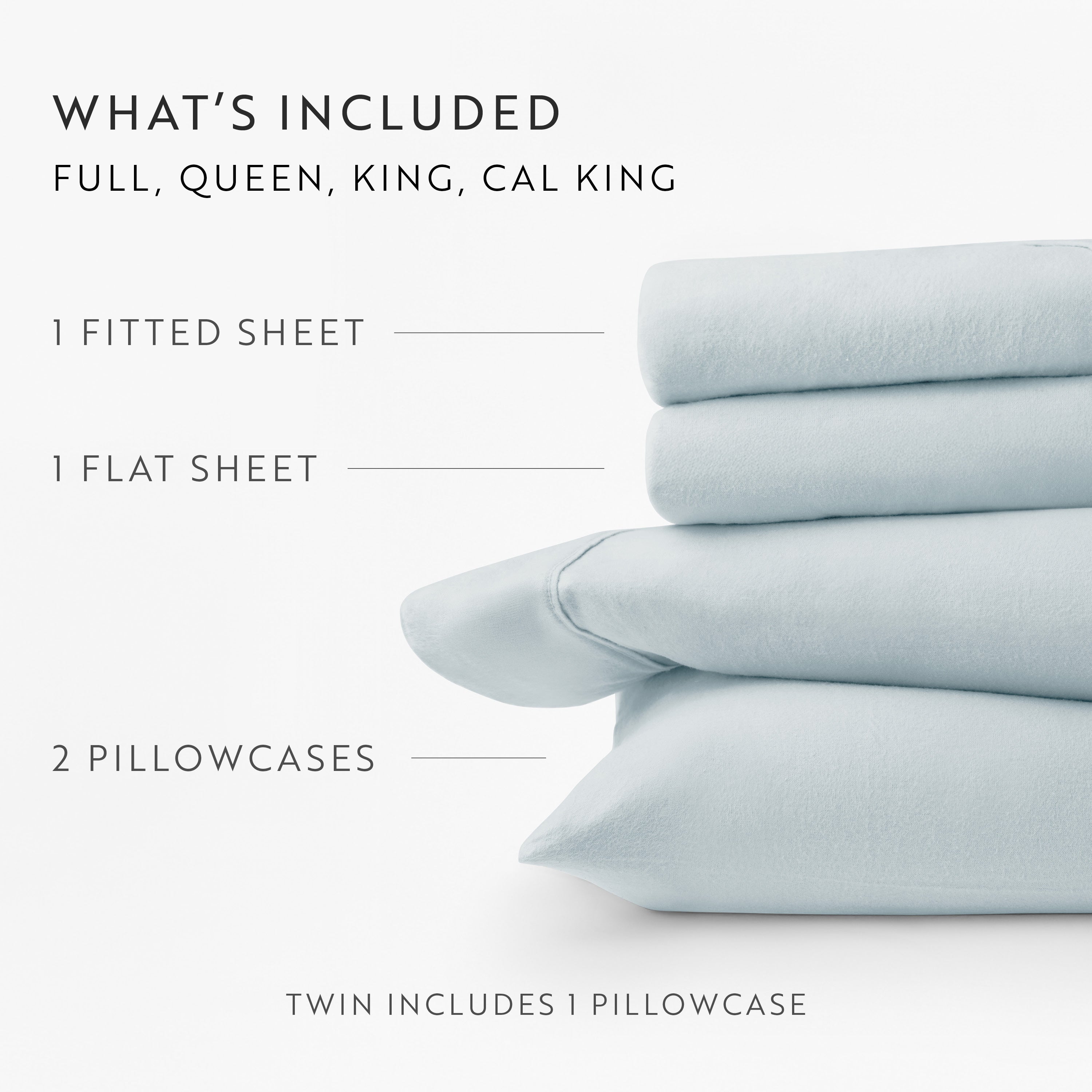 4-Piece 100% Cotton Flannel Sheet Set