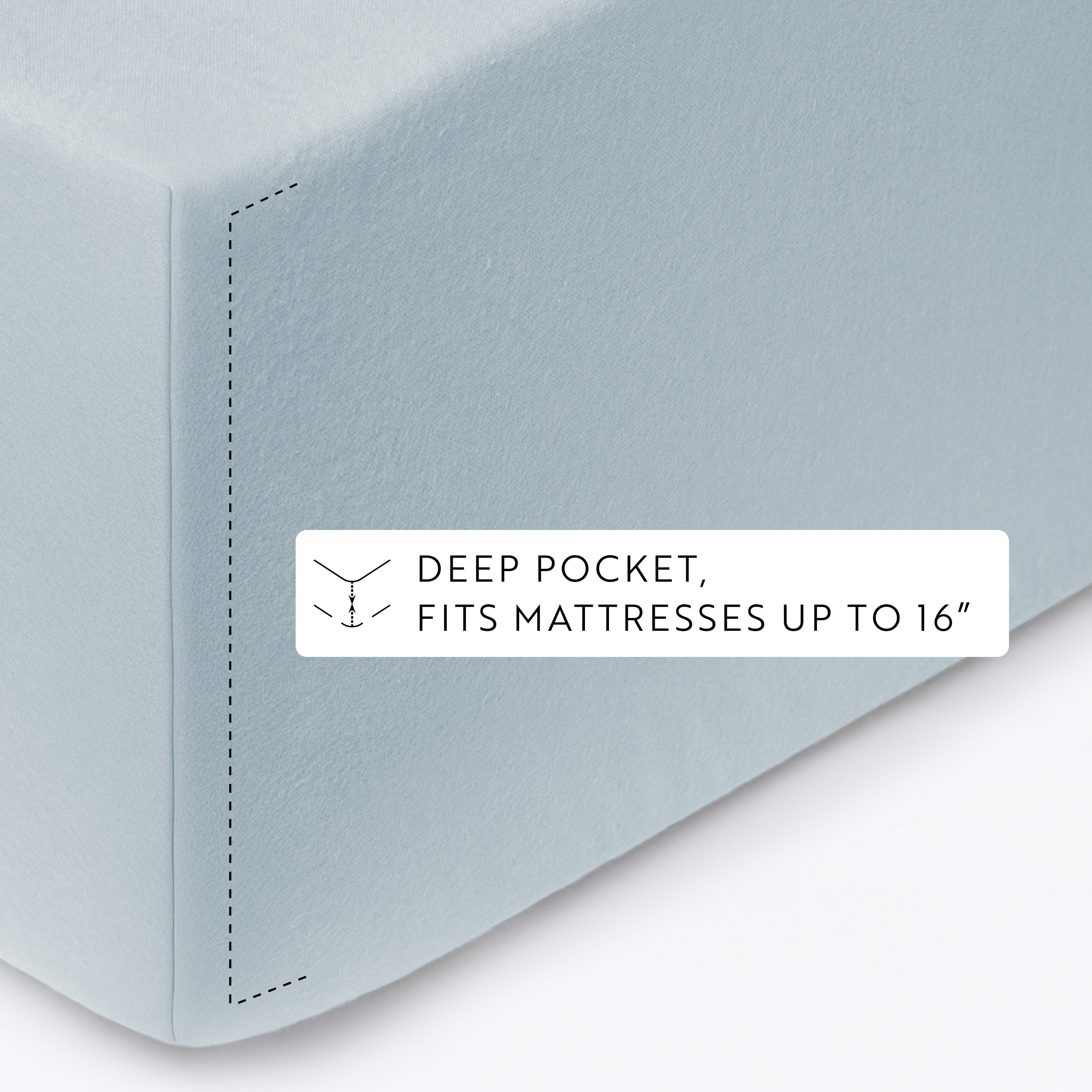 4-Piece 100% Cotton Flannel Sheet Set