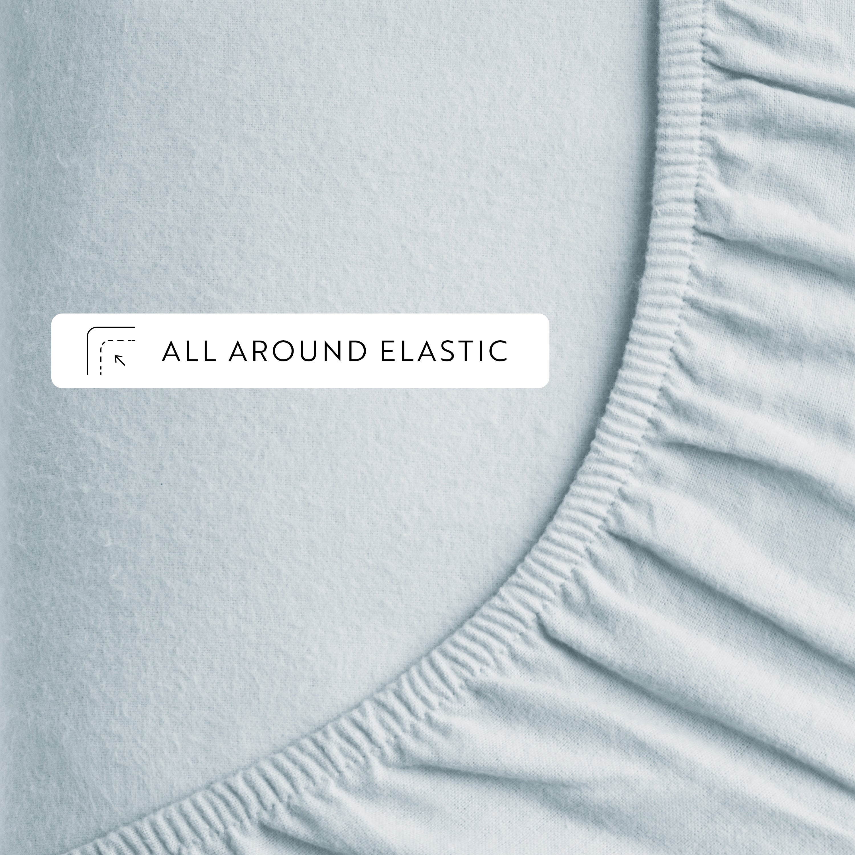 4-Piece 100% Cotton Flannel Sheet Set