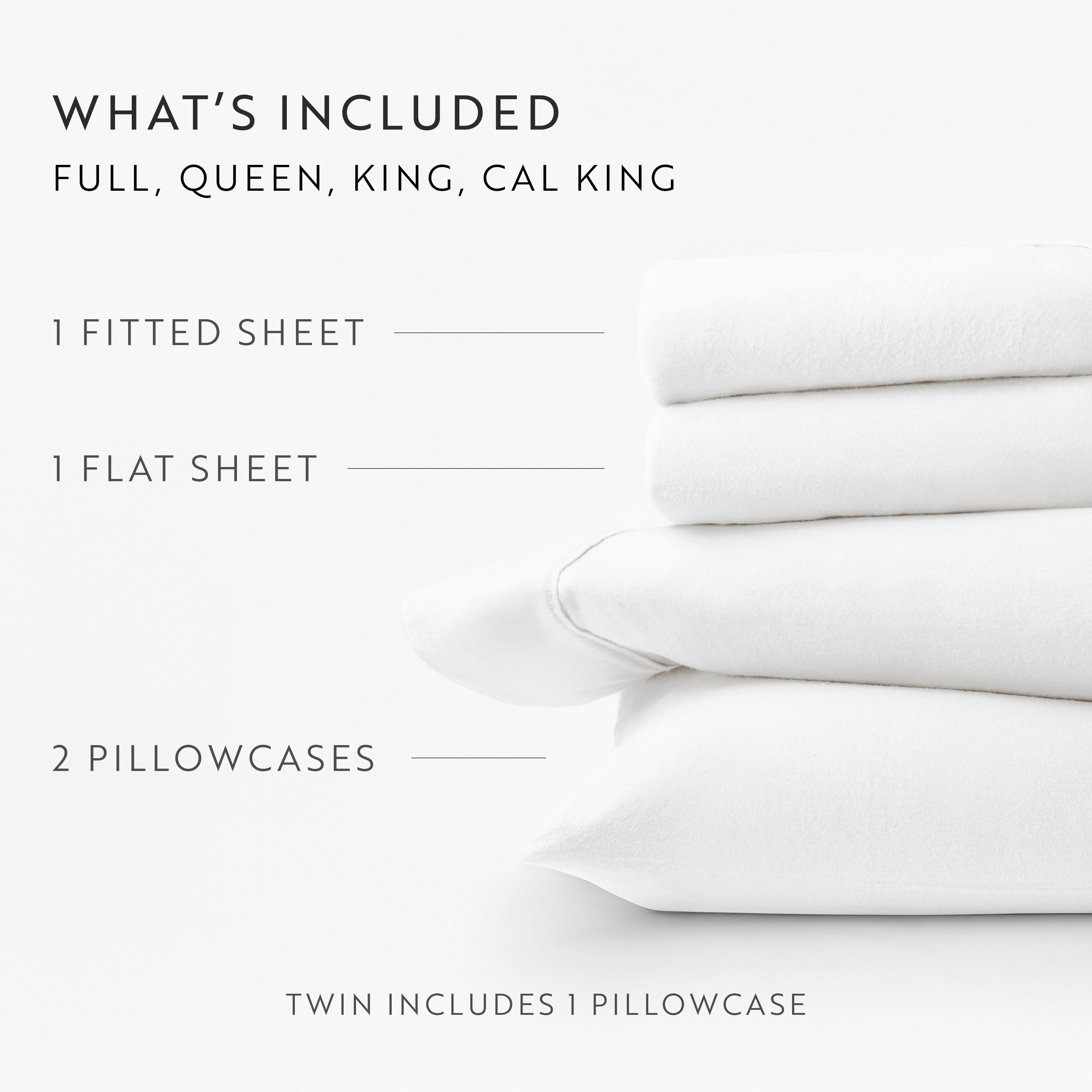 4-Piece 100% Cotton Flannel Sheet Set