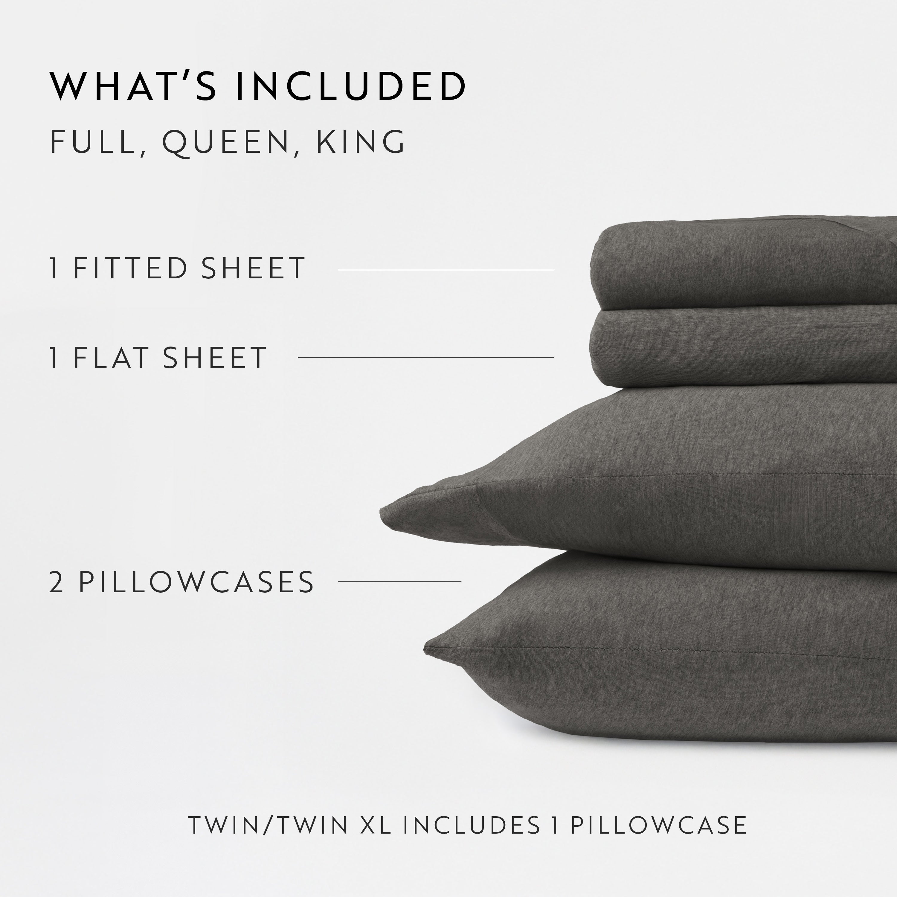 4-Piece 100% Cotton Jersey Knit Sheet Set