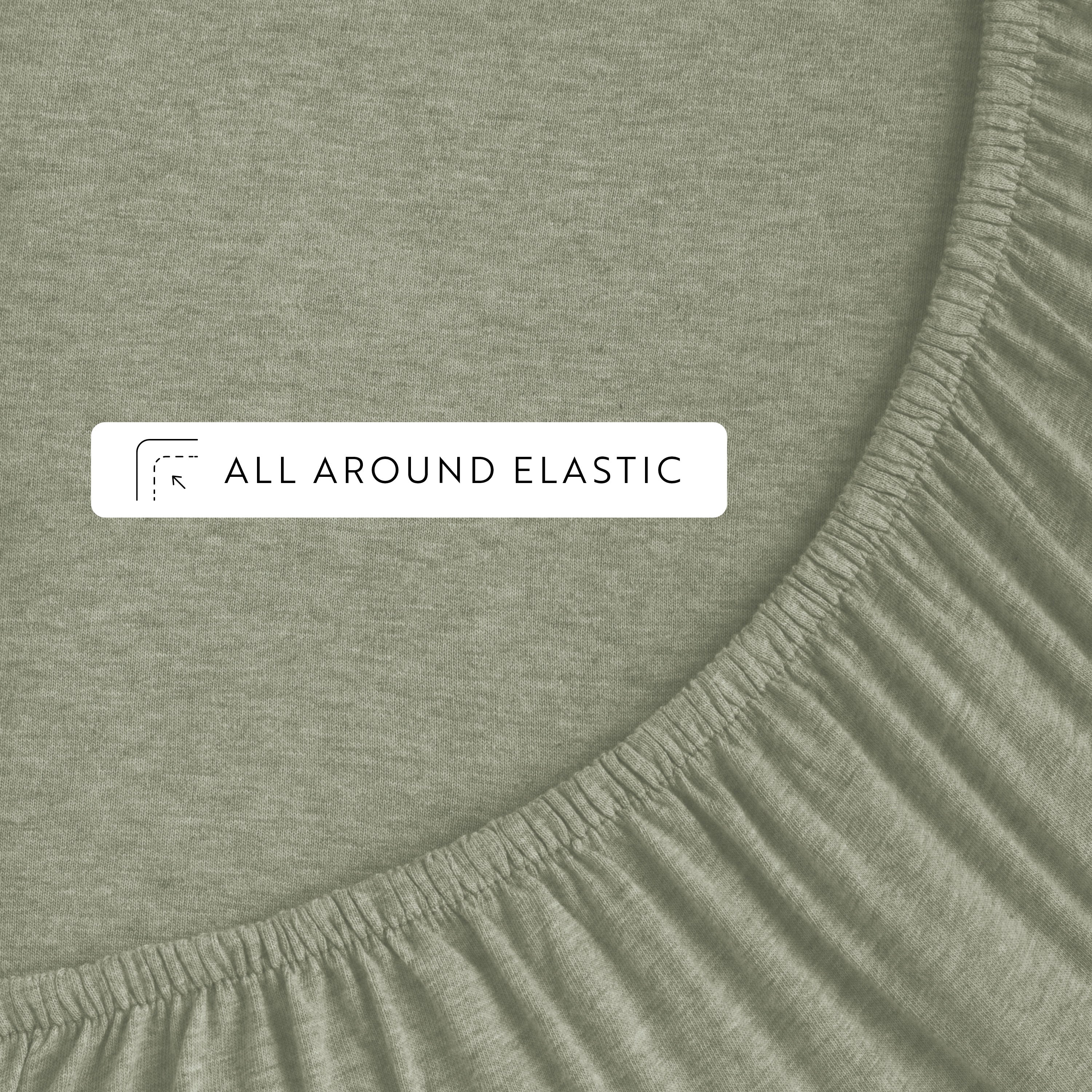 4-Piece 100% Cotton Jersey Knit Sheet Set